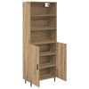 vidaXL Korkea kaappi 2 pcs Artisan tammi 69,5 x 32,5 x 180 cm