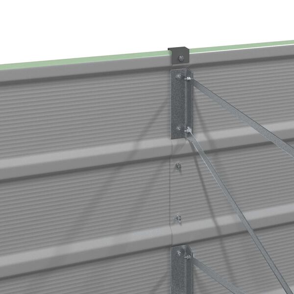 vidaXL Kukkalaatikko Vihre&auml; 400 x 80 x 45 cm Ter&auml;s