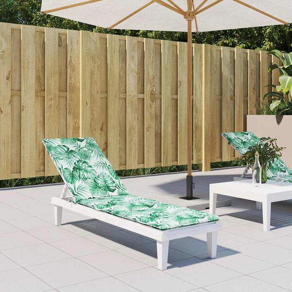 vidaXL Terassituolityyny lehtikuvio Oxford kangas