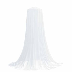 vidaXL Hyttysverkko s&auml;ngylle 3 kpl 156 mesh valkoinen ⌀56 x 220 cm
