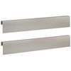 vidaXL Puutarhan reunusprofiili 2 kpl 100 x 5 x 15 cm