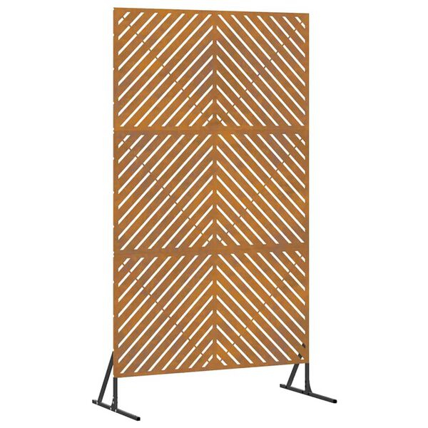 vidaXL Yksityisyysnäyttö Harmaa 100 x 50 x 180 cm Teräs