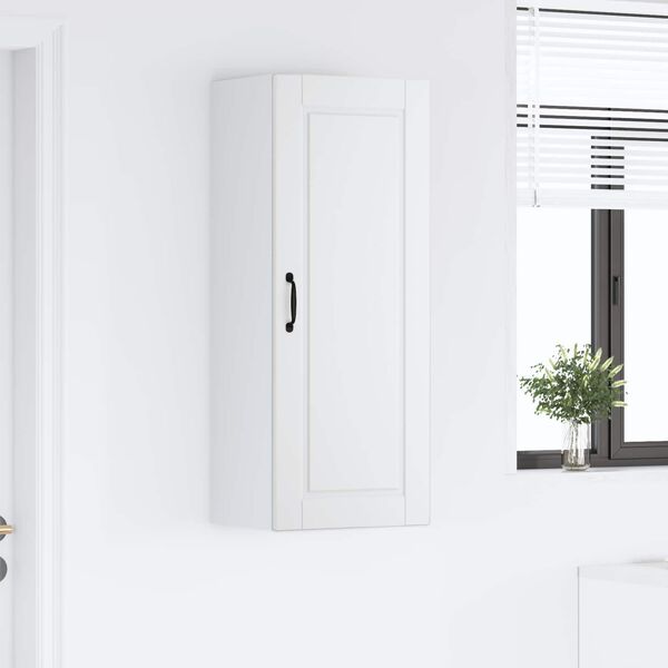 vidaXL Keitti&ouml;n sein&auml;kaappi Valkoinen 40 x 31 x 100 cm Tekninen puu