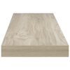 vidaXL Kelluvat sein&auml;hyllyt 4 kpl tammi 80x23,5x3,8cm MDF