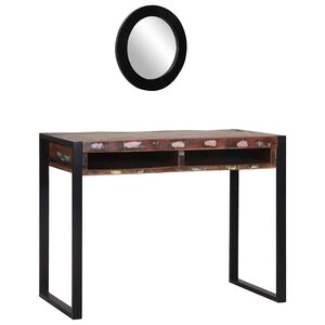 vidaXL Meikkip&ouml;yt&auml; Moniv&auml;rinen 100 x 50 x 75 cm Kierr&auml;tetty T&auml;yspuu
