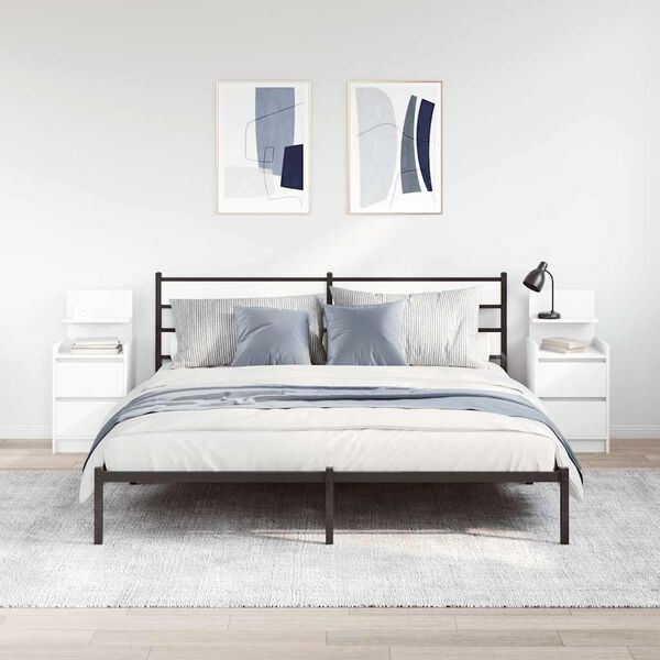 vidaXL y&ouml;p&ouml;yt&auml;kaapit 2 laatikkoa 2 kpl valkoinen 38x34x80 cm