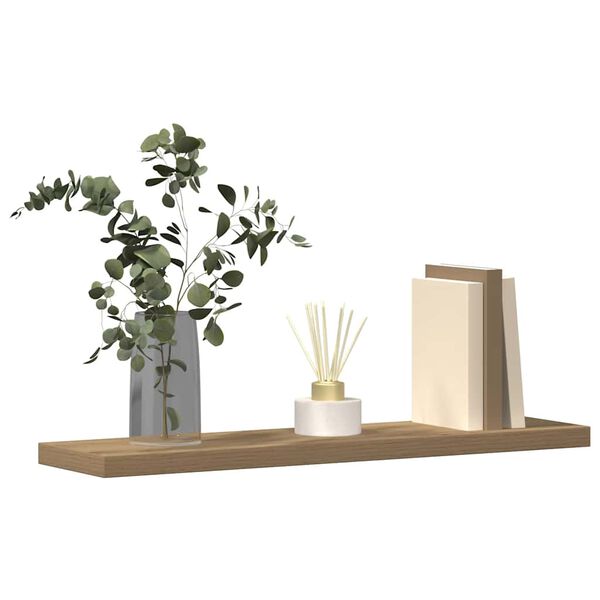 vidaXL Sein&auml;hyllyt 4 kpl artesaani tammi 40x10x1,5 cm tekninen puu