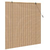 vidaXL Rullaverho verhoilla Luonto 140 x 160 cm Bambu