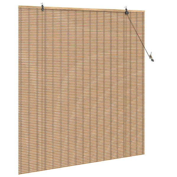 vidaXL Rullaverho verhoilla Luonto 140 x 160 cm Bambu