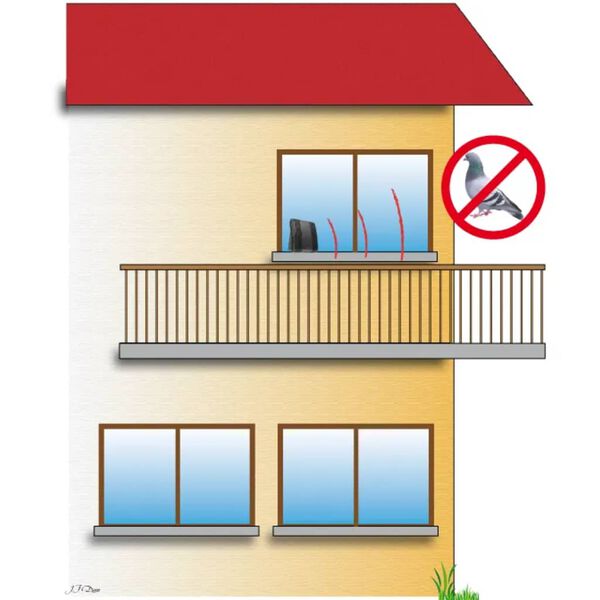 WEITECH Ultraääni lintujen karkotin 20-40 m²