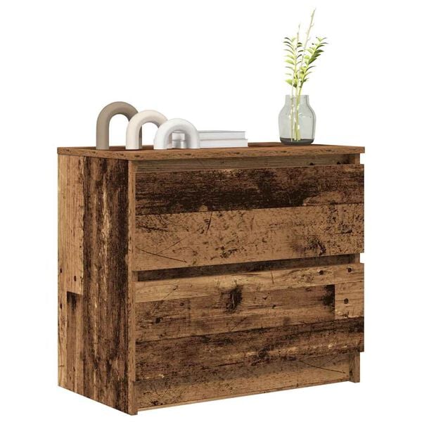 vidaXL TV-taso vanhaa puuta 60x35x54 cm tekninen puu