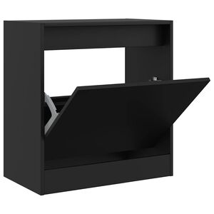 vidaXL Kenk&auml;kaappi musta 60x34x63,5 cm tekninen puu