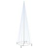 vidaXL Kartio joulukuusi 1134 kylm&auml;n valkoista LED-valoa 230x800 cm