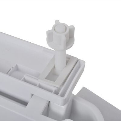 vidaXL WC-istuimet soft-close kansilla 2 kpl muovi valkokeltainen