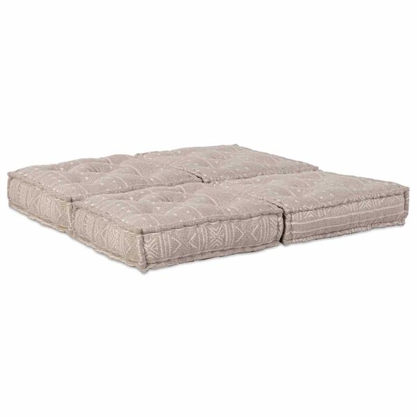 vidaXL Modulaarinen sohva 2 pcs Vaaleanruskea 140 x 70 x 36 cm kangas