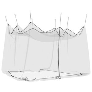 vidaXL Hyttysverkko ulkok&auml;ytt&ouml;&ouml;n 220 verkkoa musta 300x300x250 cm