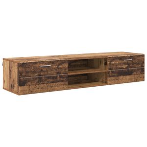 vidaXL puinen kaappi 150 x 39 x 30 cm Vanha puu Tekninen puu