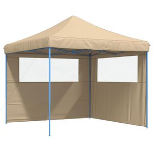 vidaXL Juhlateltta 292 x 292 x 315 cm Beige Oxford-kangas