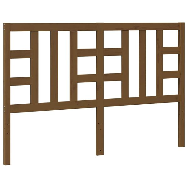 vidaXL S&auml;ngynp&auml;&auml;ty hunajanruskea 166x4x100 cm t&auml;ysi m&auml;nty