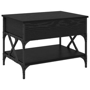 vidaXL Sohvap&ouml;yt&auml; Musta tammi. 70x50x50cm Tekninen puu