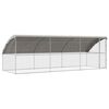 vidaXL Kanah&auml;kki 1 ovella 3 kpl Hopea 600x200x200cm Galvanoitu ter&auml;s