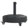vidaXL Aurinkovarjon jalusta py&ouml;rill&auml; &Oslash;38/48 mm tangolle 27 kg py&ouml;re&auml;