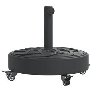 vidaXL Aurinkovarjon jalusta py&ouml;rill&auml; &Oslash;38/48 mm tangolle 27 kg py&ouml;re&auml;