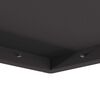 vidaXL Tulisija Musta 80 x 80 x 40 cm Ter&auml;s