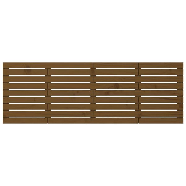 vidaXL S&auml;ngynp&auml;&auml;ty sein&auml;lle hunajanruskea 166x3x63 cm t&auml;ysi m&auml;nty