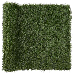 vidaXL Tekokuituaita Vaalean vihre&auml; 1 x 6 m PVC ja ter&auml;s