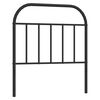 vidaXL Metallinen vaihtop&auml;&auml;ty musta 80 cm