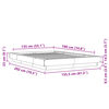 vidaXL S&auml;ngynrunko ruskea tammi 135x190 cm tekninen puu