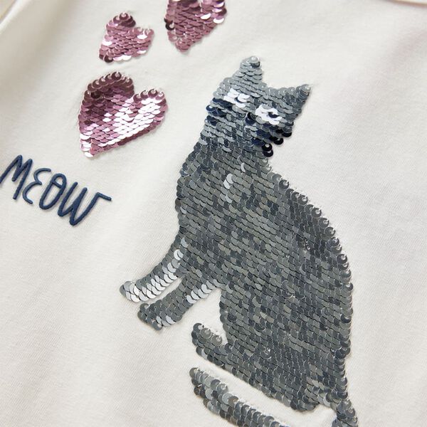 Lasten pitkähihainen T-paita ecru 92