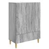 vidaXL Sivup&ouml;yt&auml; Harmaa Sonoma 66 x 34,5 x 95 cm Tekninen puu