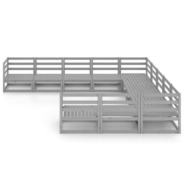 vidaXL 11-osainen Puutarhasohvasarja t&auml;ysi m&auml;nty