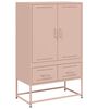 vidaXL Kaappi pinkki 68x39x111,5 cm ter&auml;s