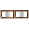 vidaXL Koiraportti jaloilla 2 pcs Savutammi 100 x 60 cm Tekninen puu