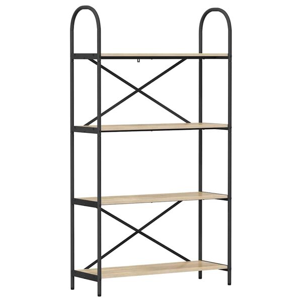 vidaXL Kirjahylly Sonoman tammi 80 x 30 x 146 cm Tekninen puu