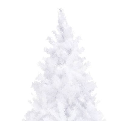 vidaXL Tekojoulukuusi esivalaistu valkoinen 500 cm