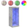 vidaXL Senkki LED-valoilla betoninharmaa 41x37x100 cm