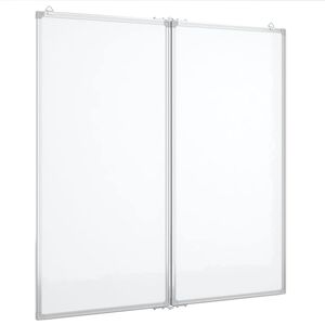 vidaXL Magneettinen taitettava tussitaulu 80x80x1,7 cm cm alumiini