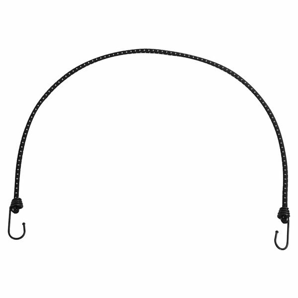 vidaXL Heijastava mustekala koukuilla 10 kpl 100 cm