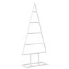 vidaXL Metallinen joulukuusi KUOPIO 60 cm Ter&auml;s valkoinen