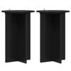 vidaXL Kasviteline 2 pcs Musta &Oslash;40 x 60 cm Tekninen puu