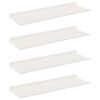 vidaXL Kelluva hylly 4 kpl Valkoinen 60 x 18 x 2,5 cm Ter&auml;s