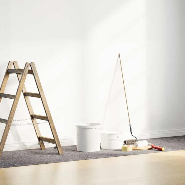 vidaXL Liukumaton maalarin fleece 10 m 180 g/m&sup2; harmaa