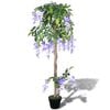 vidaXL Tekokasvi Sinisade Ruukussa 120 cm