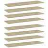 vidaXL Kirjahyllytasot 8 kpl Sonoma tammi 100x30x1,5 cm lastulevy