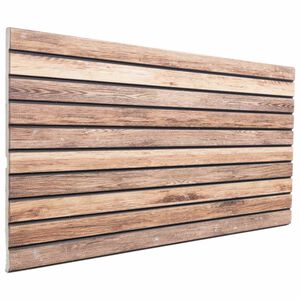 vidaXL Sein&auml;paneelit 5 kpl 100 x 50 cm Vaaleanruskea EPS vaahtomuovi