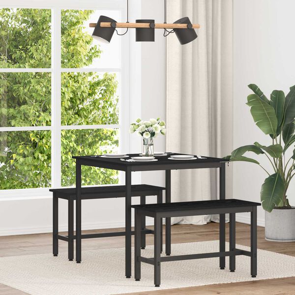 vidaXL Ruokap&ouml;yd&auml;t 80 x 80 x 75 cm METALLI